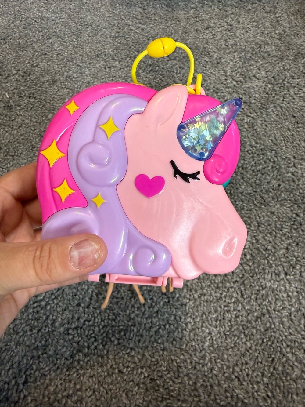 Polly Pocket Otter Aquarium Compact Set & Unicorn Forest Compact Set & 2 Polly’s - Picture 11 of 14